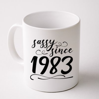 Sassy Since 1983 Birthday 40th Birthday Coffee Mug