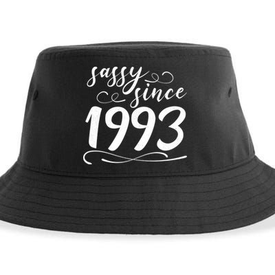 Sassy Since 1993 Birthday 30th Birthday Sustainable Bucket Hat