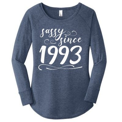 Sassy Since 1993 Birthday 30th Birthday Women's Perfect Tri Tunic Long Sleeve Shirt