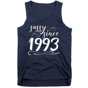 Sassy Since 1993 Birthday 30th Birthday Tank Top