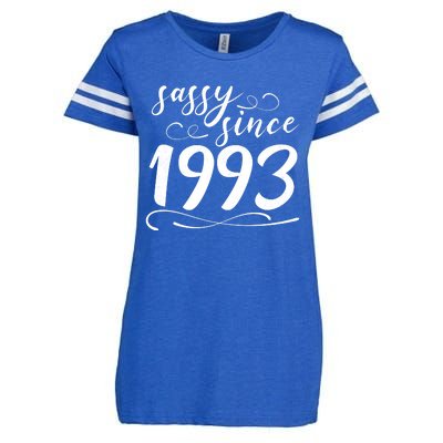 Sassy Since 1993 Birthday 30th Birthday Enza Ladies Jersey Football T-Shirt