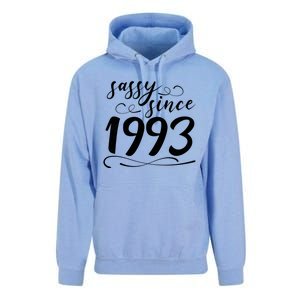 Sassy Since 1993 Birthday 30th Birthday Unisex Surf Hoodie