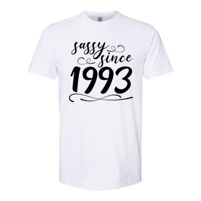 Sassy Since 1993 Birthday 30th Birthday Softstyle® CVC T-Shirt