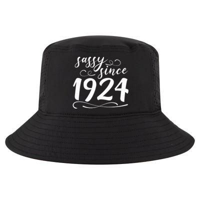 Sassy Since 1924 Birthday 100th Birthday Cool Comfort Performance Bucket Hat