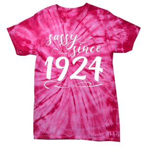 Sassy Since 1924 Birthday 100th Birthday Tie-Dye T-Shirt