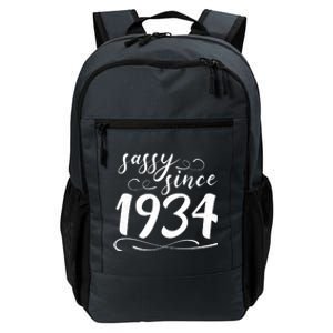 Sassy Since 1934 Birthday 90th Birthday Daily Commute Backpack