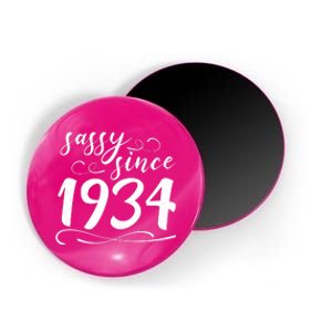 Sassy Since 1934 Birthday 90th Birthday Magnet