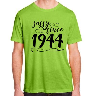 Sassy Since 1944 Birthday 80th Birthday Adult ChromaSoft Performance T-Shirt