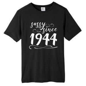 Sassy Since 1944 Birthday 80th Birthday Tall Fusion ChromaSoft Performance T-Shirt