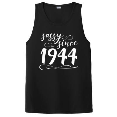 Sassy Since 1944 Birthday 80th Birthday PosiCharge Competitor Tank