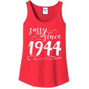 Sassy Since 1944 Birthday 80th Birthday Ladies Essential Tank