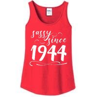 Sassy Since 1944 Birthday 80th Birthday Ladies Essential Tank