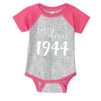 Sassy Since 1944 Birthday 80th Birthday Infant Baby Jersey Bodysuit