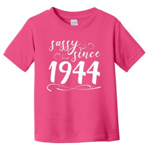 Sassy Since 1944 Birthday 80th Birthday Toddler T-Shirt