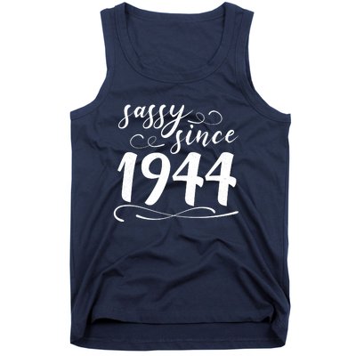 Sassy Since 1944 Birthday 80th Birthday Tank Top