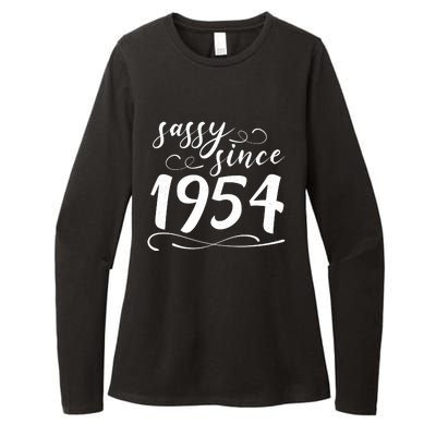 Sassy Since 1954 Birthday 70th Birthday Womens CVC Long Sleeve Shirt