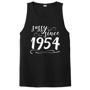 Sassy Since 1954 Birthday 70th Birthday PosiCharge Competitor Tank