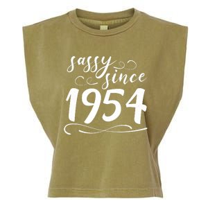 Sassy Since 1954 Birthday 70th Birthday Garment-Dyed Women's Muscle Tee