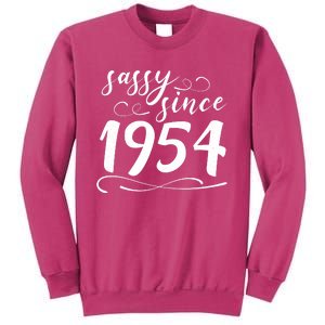 Sassy Since 1954 Birthday 70th Birthday Sweatshirt