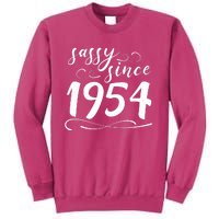 Sassy Since 1954 Birthday 70th Birthday Sweatshirt