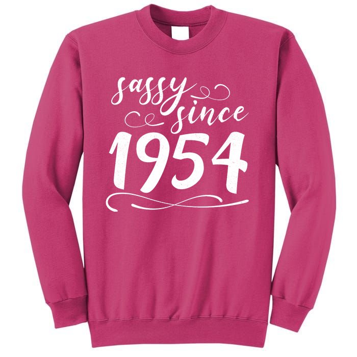 Sassy Since 1954 Birthday 70th Birthday Sweatshirt