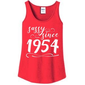 Sassy Since 1954 Birthday 70th Birthday Ladies Essential Tank