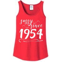 Sassy Since 1954 Birthday 70th Birthday Ladies Essential Tank