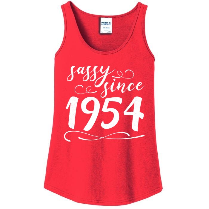 Sassy Since 1954 Birthday 70th Birthday Ladies Essential Tank