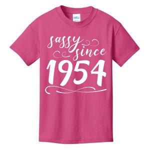 Sassy Since 1954 Birthday 70th Birthday Kids T-Shirt