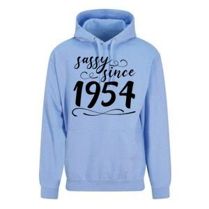 Sassy Since 1954 Birthday 70th Birthday Unisex Surf Hoodie