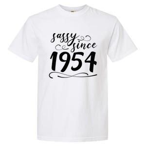 Sassy Since 1954 Birthday 70th Birthday Garment-Dyed Heavyweight T-Shirt