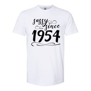 Sassy Since 1954 Birthday 70th Birthday Softstyle CVC T-Shirt