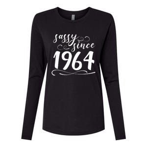 Sassy Since 1964 Birthday 60th Birthday Womens Cotton Relaxed Long Sleeve T-Shirt