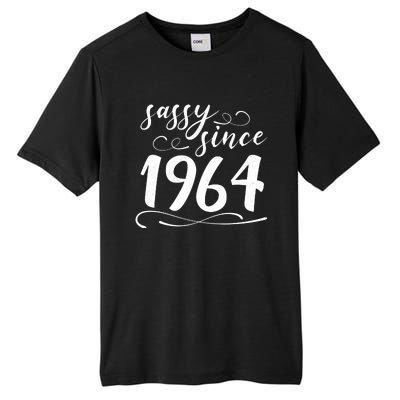 Sassy Since 1964 Birthday 60th Birthday Tall Fusion ChromaSoft Performance T-Shirt