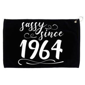 Sassy Since 1964 Birthday 60th Birthday Grommeted Golf Towel