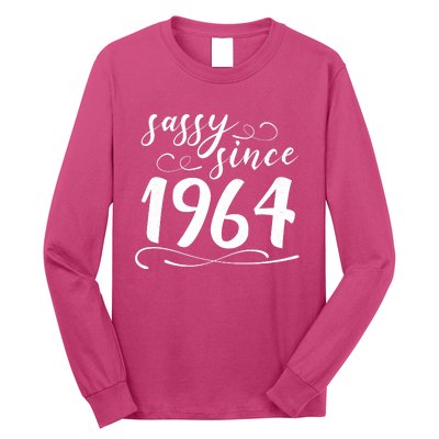 Sassy Since 1964 Birthday 60th Birthday Long Sleeve Shirt