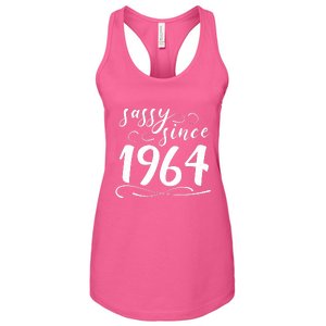 Sassy Since 1964 Birthday 60th Birthday Women's Racerback Tank