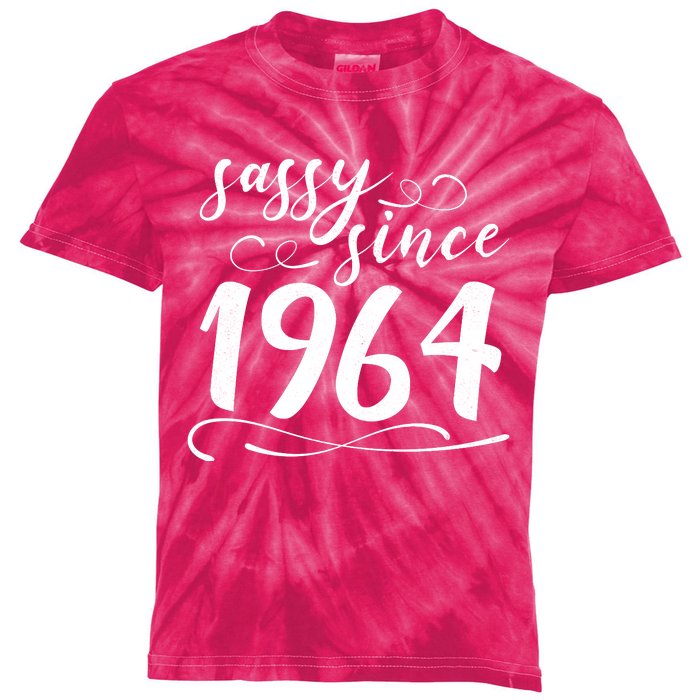 Sassy Since 1964 Birthday 60th Birthday Kids Tie-Dye T-Shirt