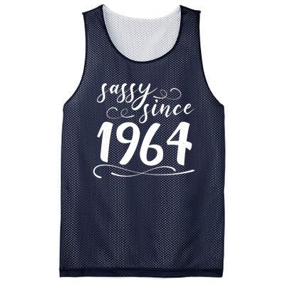 Sassy Since 1964 Birthday 60th Birthday Mesh Reversible Basketball Jersey Tank