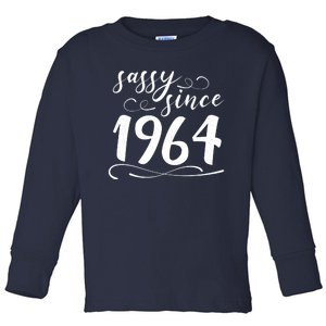 Sassy Since 1964 Birthday 60th Birthday Toddler Long Sleeve Shirt