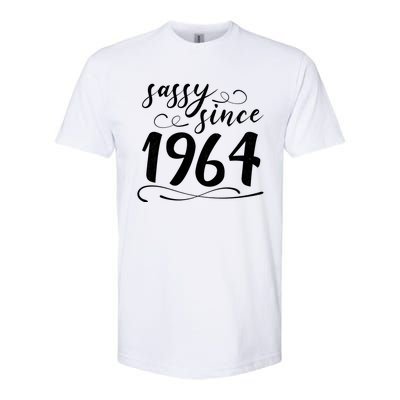 Sassy Since 1964 Birthday 60th Birthday Softstyle CVC T-Shirt