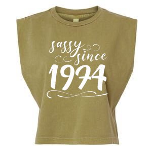 Sassy Since 1974 Birthday 50th Birthday Garment-Dyed Women's Muscle Tee