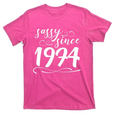 Sassy Since 1974 Birthday 50th Birthday T-Shirt