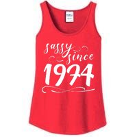 Sassy Since 1974 Birthday 50th Birthday Ladies Essential Tank