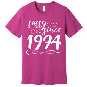 Sassy Since 1974 Birthday 50th Birthday Premium T-Shirt