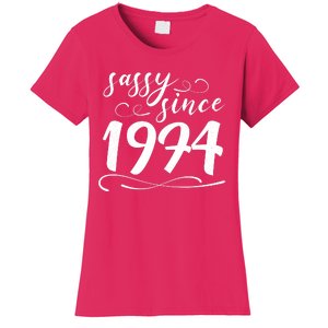 Sassy Since 1974 Birthday 50th Birthday Women's T-Shirt