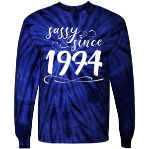 Sassy Since 1974 Birthday 50th Birthday Tie-Dye Long Sleeve Shirt