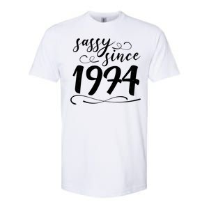 Sassy Since 1974 Birthday 50th Birthday Softstyle CVC T-Shirt