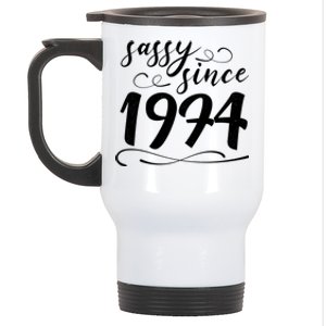 Sassy Since 1974 Birthday 50th Birthday Stainless Steel Travel Mug