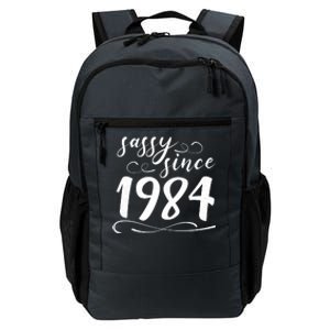 Sassy Since 1984 Birthday 40th Birthday Daily Commute Backpack